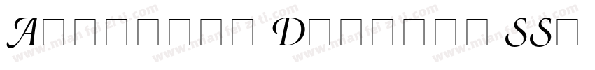 Atlantix Display SSi Display Italic字体转换